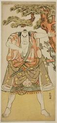 Stykket Ise Heishi Eigo no Koyomi (), fremført på Ichimura-teatret () i den ellevte måneden, 1782 ()
