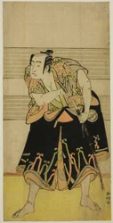 Skuespilleren Sawamura Sojuro III i en uidentifisert rolle