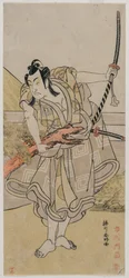Ichikawa Monnosuke II som Soga no Gorō