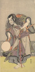 Den første Nakamura Nakazo som en samurai, ca. 1780.