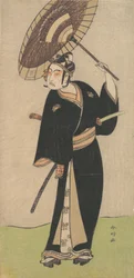 The Third Ichikawa Yaozo in the Role of the Otokodate Sukeroku, 1784.