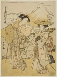 Akt åtte: Bridal Journey, fra stykket "Treasury of Loyal Retainers (Chushingura)"
