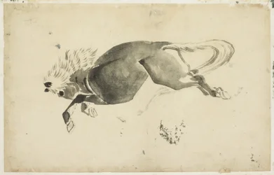 Running Horse, ca. 1815-1849 (blekk på papir)
