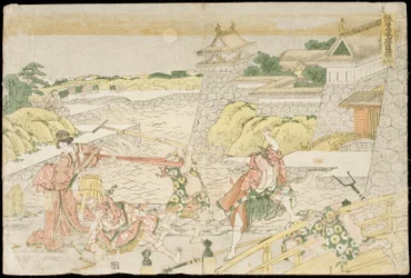 Akt III fra skuespillet *Kanadehon Chūshingura*, «En kana-lærebok om de trofaste vasallenes skattkammer»