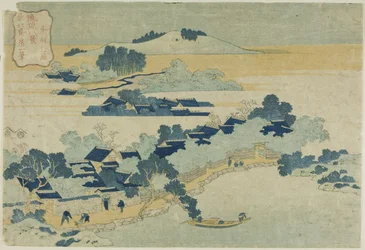 Bambuslunden i Kume Village (Kumemura no chikuri), fra serien «Åtte utsikter over Ryukyu-øyene (Ryukyu hakkei)»