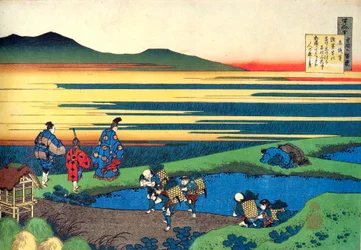 Fra serien Hundred Poems by One Hundred Poets: Sanji Hitoshi, c1830.