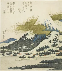 Mount Fuji fra Lake Ashi i Hakone