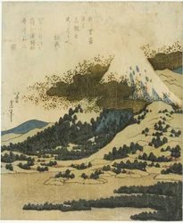 Mount Fuji fra Lake Ashi i Hakone