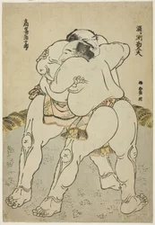 Sumobryterne Uzugafuchi Kandayu og Takasaki Ichijuro
