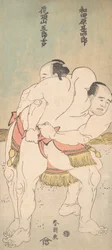 Tesumo Wrestlers Wadagawara Jinpaku d Kacho Zankoro Base, ikke sant? 1783.