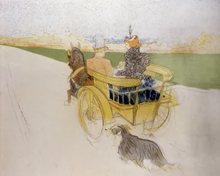 Uten navn. Henri de Toulouse-Lautrec (1864 - 1901). Litografi. Petit Museum, Limoux.