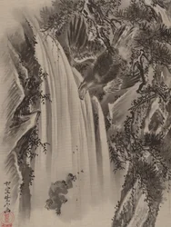 Foss, ørn og ape, ca. 1887.