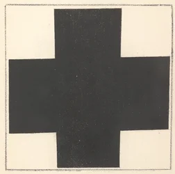 Svart kors fra «Suprematisme: 34 tegninger»