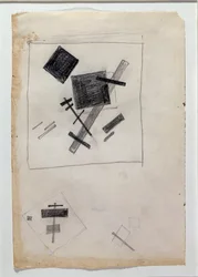 Suprematistisk komposisjon (Tegning