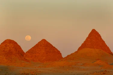 Aspelta-pyramiden, svarte faraoer, nubiere, Sudan, Nuri, nær 4. katarakt, 25. dynasti…, 2007