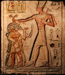 Egypt; Amarna; Solens faraoer; mm6714; Arkeologi; Det egyptiske museet, Ramses…, 2001 (foto)