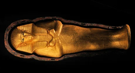 Spedbarnskiste i Tutankhamons grav; 18. dynasti; Det nye riket; Det egyptiske museet;…, 2009 (bilde)