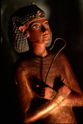Luxor-museet; Egypt, Kong Tut, Tutankhamon, Tutankhamon, Usjabti, 2001 (bilde)