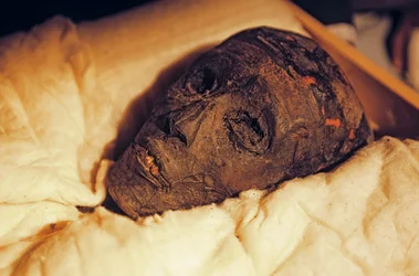 Mumiehode og ansikt til kong Tutankhamen, 2005 (bilde)