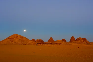 Taharka-pyramiden, Aspelta-pyramiden, gravplass fra det 25. dynasti, Nuri, Sudan, Nubia, Nub…, 2007 (bilde)
