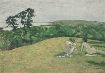 Foran havet (Varengeville), før 1910 (olje på lerret)