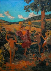 Diptych the Triumph of Ceres (Pastoral Festival).