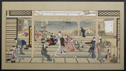 Moonlight Revelry på Dozo Sagami, slutten av 1700-tallet.