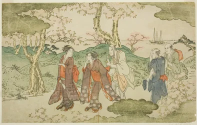 Mount Goten, fra den illustrerte boken "Statue of Fugen (Fugen-zo)"