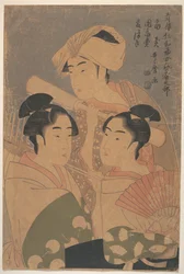 Niwaka-utøverne, ca. 1795