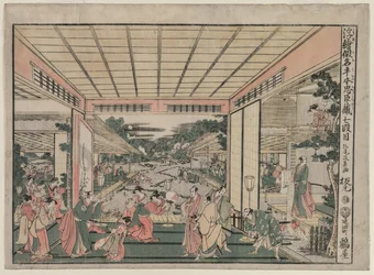 Chushingura: Act VII (fra serien Perspective Pictures for The Treasure House of Loyalty)