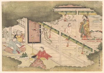 En hendelse fra Fortellingene om Ise (Ise Monogatari)