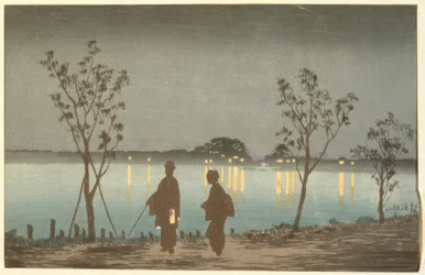 Natt på Sumida-elven