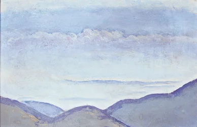Berge - Fjell … (olje på papp)