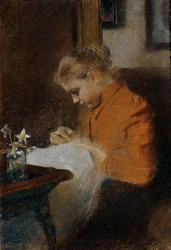 Leopoldine Steindl-Moser, kunstnerens søster