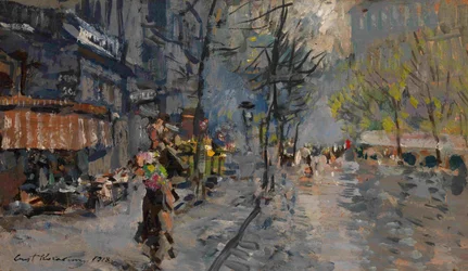 En gate i Paris, 1918