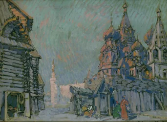 Scenedesign for operaen Khovanshchina av M. Musorgsky, 1911