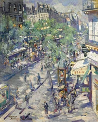 Boulevard de Sébastopol i Paris, 1923