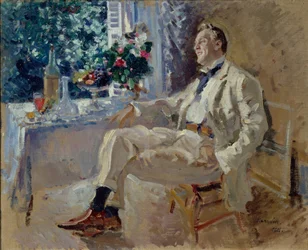 Portrett av sangeren Feodor Ivanovich Chaliapin 1873-1938, 1911.