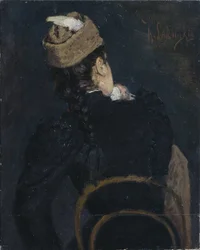 En jentestudent, 1890-tallet