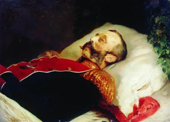 Konstantin Makovsky Alexander II på dødsleiet i 1881