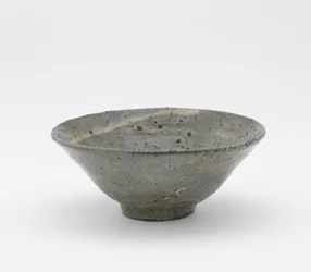 Tebolle, Totoya-type, Kyongsang Namdo-provinsen, Korea, Choson-perioden, slutten av 1500-begynnelsen av 1600-tallet (steintøy med børstet-slip-dekor under feltspatisk glasur)