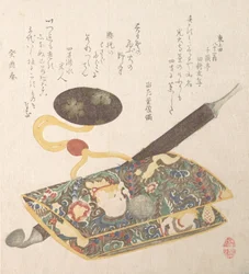 Tobakkspose og pipe, 1813.