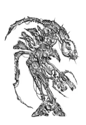 Mørk sci-fi-robot