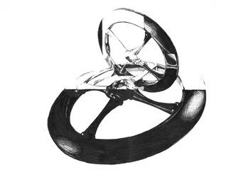Flettet metallisk form