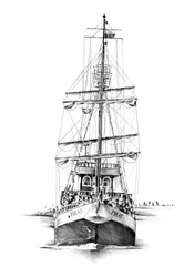 Gammelt piratskip