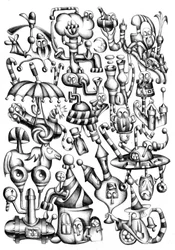 Fantastiske, surrealistiske skapninger