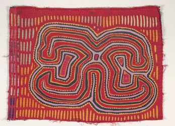 Skjortepanel (mola), ca. 1950 (påført bomull)