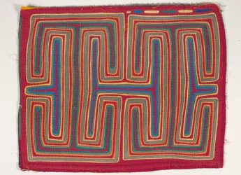 Skjortepanel (mola), ca. 1950 (påført bomull)