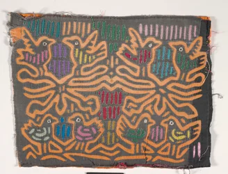 Skjortepanel (mola), ca. 1950 (påført bomull)