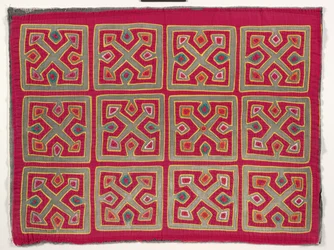 Skjortepanel (mola), ca. 1950 (påført bomull)